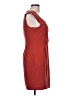 Love 21 Solid Red Cocktail Dress Size L - photo 4
