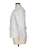 Cintas Stripes Silver White Long Sleeve Button-Down Shirt Size 14 - photo 5