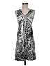 Boston Proper Paisley Silver Cocktail Dress Size XS - photo 1