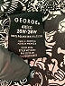 George 100% Polyester Print Gray 3/4 Sleeve Blouse Size 3X - photo 7