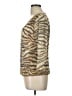 Escada Animal Print Gold 3/4 Sleeve Top Size EU 42 / US 12 - photo 5