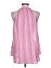 Oliphant 100% Cotton Pink Sleeveless Blouse Size L - photo 2