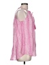 Oliphant 100% Cotton Pink Sleeveless Blouse Size L - photo 4