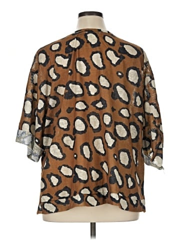 Umgee 3/4 Sleeve Blouse (view 2)