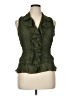 Allison Taylor 100% Polyester Green Sleeveless Blouse Size XL - photo 1