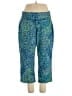 Lands' End Print Blue Active Pants Size 1X - photo 1