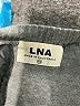 LNA Color Block Gray Pullover Sweater Size XS - photo 7