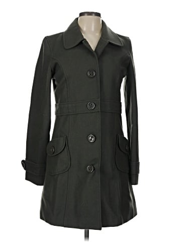 Tulle Wool Coat (view 1)