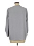 Fred David 100% Polyester Gray 3/4 Sleeve Blouse Size L - photo 2