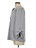 Fred David 100% Polyester Gray 3/4 Sleeve Blouse Size L - photo 5
