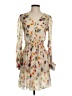 Zara Floral Ivory Cocktail Dress Size S - photo 1