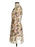 Zara Floral Ivory Cocktail Dress Size S - photo 5