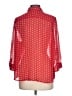 Chico's Polka Dots Red 3/4 Sleeve Blouse Size Lg (2) - photo 2