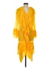 ASHRO 100% Polyester Yellow Cocktail Dress Size S - photo 1