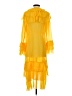 ASHRO 100% Polyester Yellow Cocktail Dress Size S - photo 2