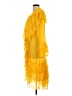 ASHRO 100% Polyester Yellow Cocktail Dress Size S - photo 5