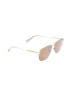 Jacquemus Gold Aviador Sunglasses One size - photo 1