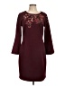 Neiman Marcus Burgundy Casual Dress Size 12 - photo 1