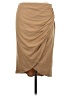 Open Edit Solid Tan Casual Skirt Size M - photo 1