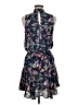 Socialite 100% Polyester Floral Blue Casual Dress Size M - photo 2