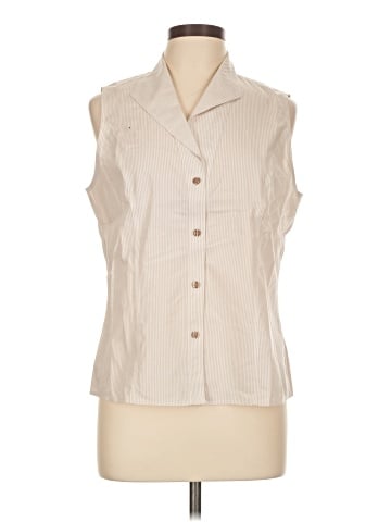 Jones New York Collection Sleeveless Button-Down Shirt (view 1)