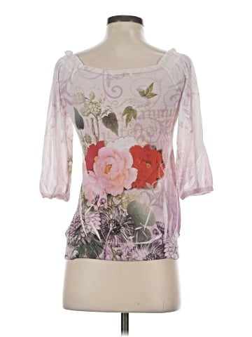 Casual Freedom 3/4 Sleeve Blouse (view 2)