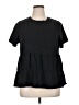 Como Vintage Black Short Sleeve Top Size 1X - photo 1