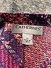 Catherines 100% Polyester Argyle Purple 3/4 Sleeve Blouse Size 2X - photo 7