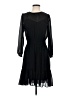 J.Crew 100% Polyester Solid Black Casual Dress Size XS - photo 1