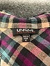 Unique 100% Cotton Plaid Multi Color Green Long Sleeve Button-Down Shirt Size 1X - photo 7