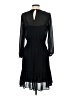 J.Crew 100% Polyester Solid Black Casual Dress Size XS - photo 2