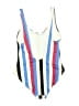 Solid & Striped Stripes Ivory One Piece Swimsuit Size L - photo 2