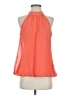 Sioni 100% Polyester Orange Sleeveless Blouse Size S - photo 1