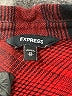 Express Plaid Red Long Sleeve Button-Down Shirt Size XS - photo 7