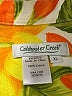 Coldwater Creek 100% Cotton Tropical Orange Jacket Size XL - photo 7