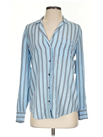 Equipment Long Sleeve Silk Top (view 1)