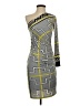 Analili Graphic Gray Cocktail Dress Size S - photo 1