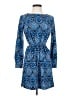 Ann Taylor LOFT Paisley Blue Casual Dress Size XS - photo 1