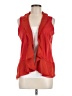 Logo Layers Solid Orange Sleeveless Blouse Size M - photo 1