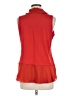 Logo Layers Solid Orange Sleeveless Blouse Size M - photo 2