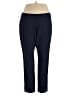 Marla Wynne Solid Blue Active Pants Size 1X - photo 1