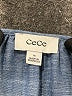 CeCe Blue Short Sleeve Blouse Size 1X - photo 7