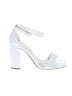Bamboo White Sandals Size 7 1/2 - photo 1