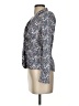 J.Crew 100% Polyester Floral Silver Blazer Size 00 - photo 5