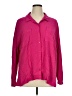 Dear John 100% Rayon Solid Pink Long Sleeve Blouse Size XL - photo 1