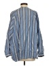 Smythe Blue 3/4 Sleeve Blouse Size S - photo 2