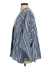 Smythe Blue 3/4 Sleeve Blouse Size S - photo 5