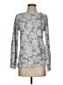Ellen Tracy Paisley Silver Pullover Sweater Size S - photo 1