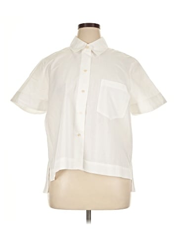 Banana Republic Factory Store Short Sleeve Blouse (view 1)