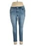 Democracy Solid Blue Jeans Size 16 - photo 1